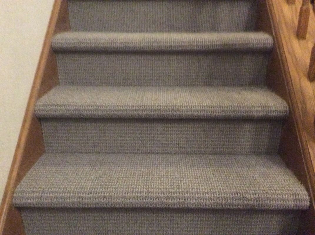 Wrapped Carpet Stair Detail — Central Ohio