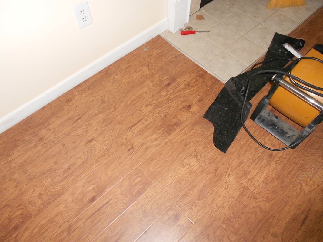 Wood-Look Kitchen LVT — Central Ohio